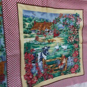 Craft Kit Set of 2 Pillows Fabric Woodrow Studio London England Down on The Farm